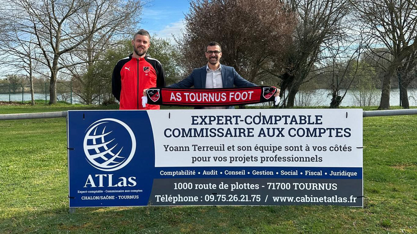 panneau-partenaire-cabinet-atlas-as-tournus-foot-stade-noel-perret-tournus