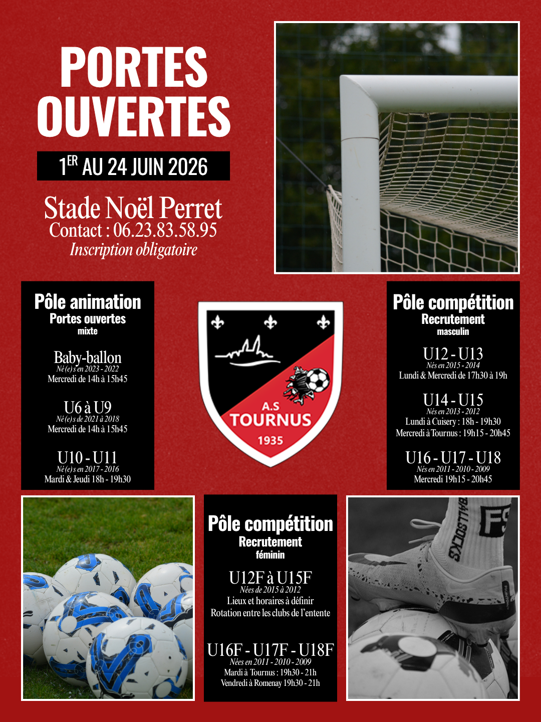 Portes Ouvertes as tournus foot juin 2026