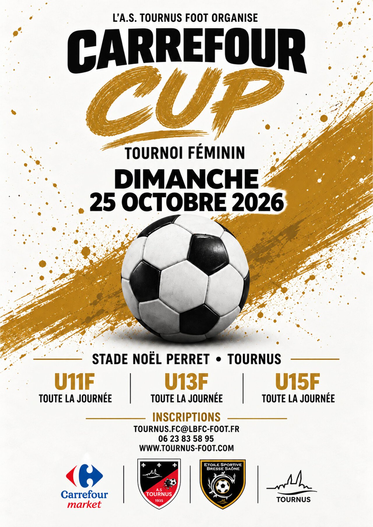 Carrefour Cup féminines 2026-2027 - AS TOURNUS FOOT